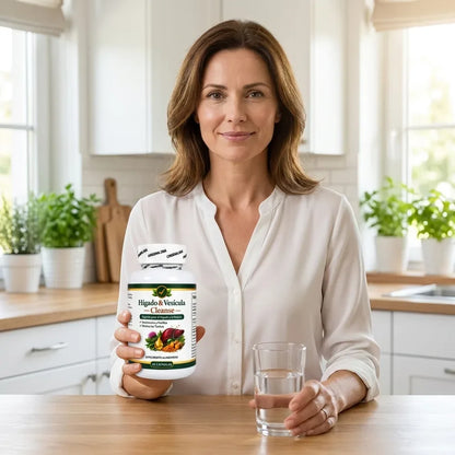 🌿 Hígado & Vesícula Cleanse — Suplemento de Soporte para tu Hígado · 60 Cápsulas