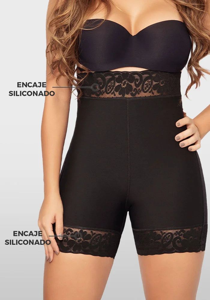 El short moldeador de tiro alto: Olvídate de las marcas bajo la ropa y recupera tu seguridad hoy mismo.