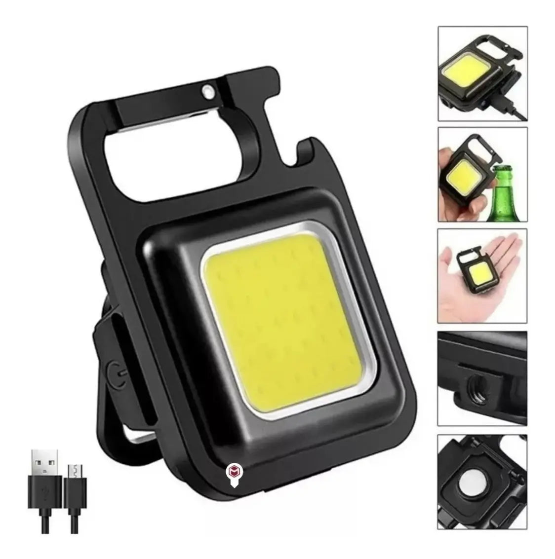 Mini Linterna Llavero recargable
