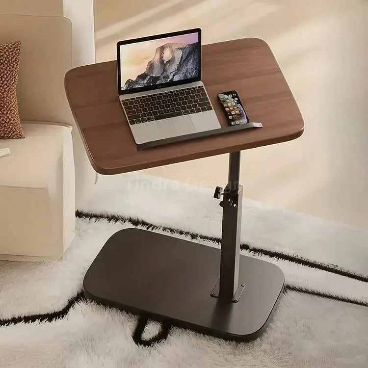 Mesa Luma — Se Desliza Bajo Tu Sofá o Cama, Ajustable al Instante ✅