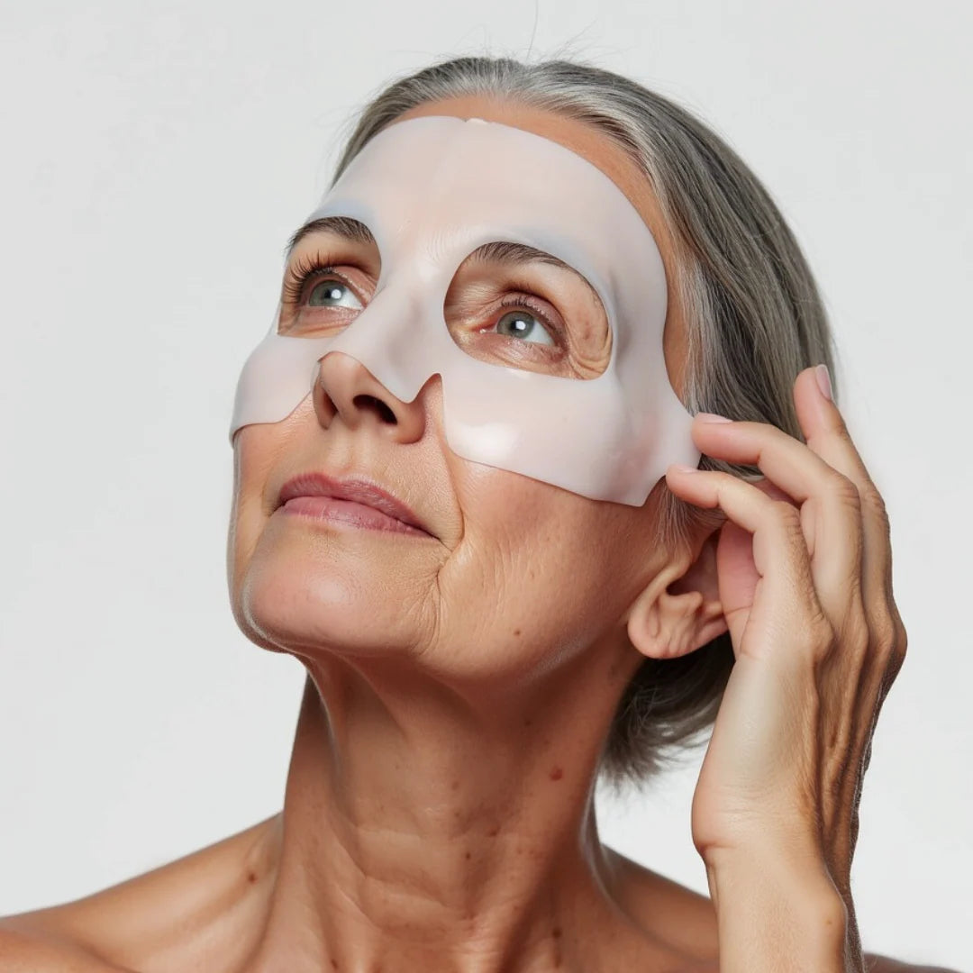 Kit X4 Unidades: La Mascarilla Nocturna que Ayuda a Recuperar la Elasticidad y Luminosidad