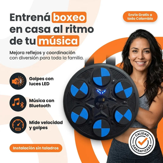 Máquina de Boxeo Musical de Pared con Bluetooth y Pantalla LED - 1-hero