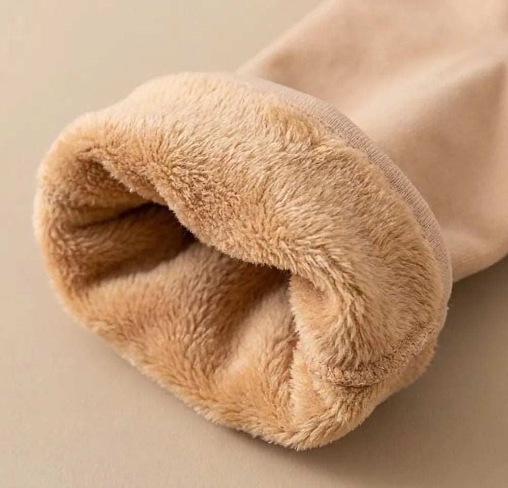 Medias Térmicas de Felpa — 2 Pares · Delgadas por Fuera, Peluditas por Dentro