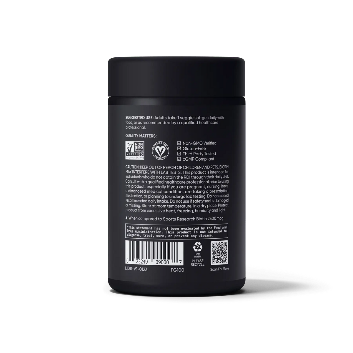 Suplemento De Biotina Sports Research