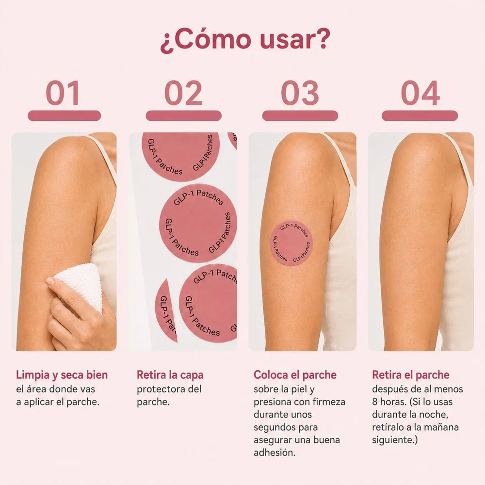 Parches de Equilibrio Metabólico — Apoyo para tus Antojos y tu Rutina · 60 Parches