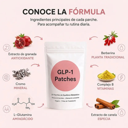 Parches de Equilibrio Metabólico — Apoyo para tus Antojos y tu Rutina · 60 Parches