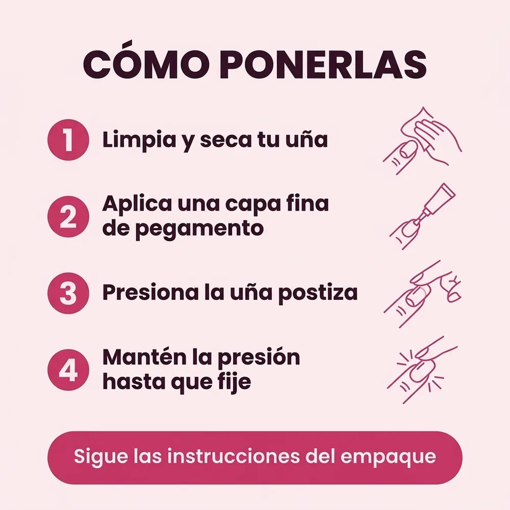 💅 Pegamento para Uñas Postizas Sin Lámpara + Removedor — Set de 2 Tubos