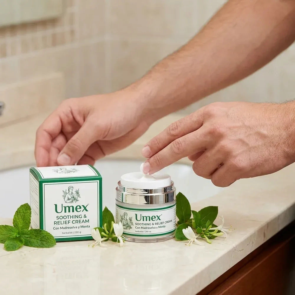 🌿 Crema Calmante para la Picazón Corporal con Madreselva y Menta — 30 g