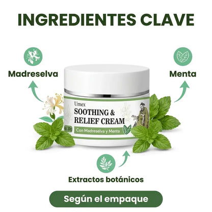 🌿 Crema Calmante para la Picazón Corporal con Madreselva y Menta — 30 g
