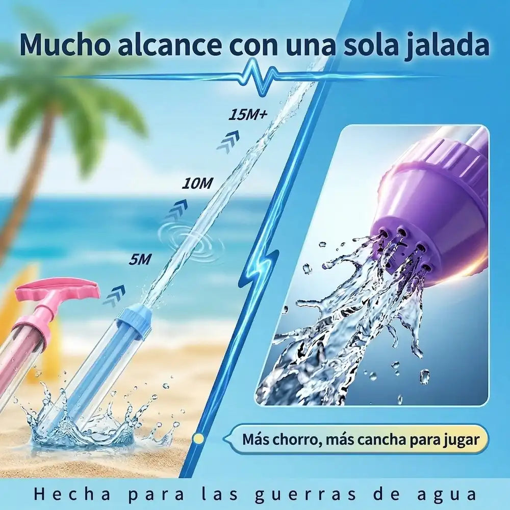 Pistola de Agua Fuegos Artificiales — 41 cm, Chorro en Abanico
