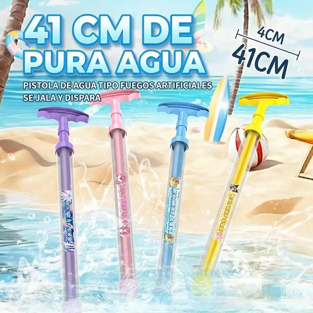 Pistola de Agua Fuegos Artificiales — 41 cm, Chorro en Abanico