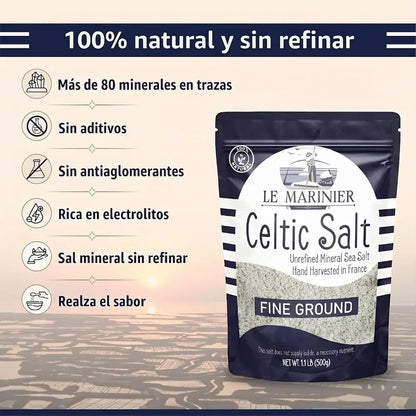 Sal Celta Le Marinier — Molida Fina 500 g