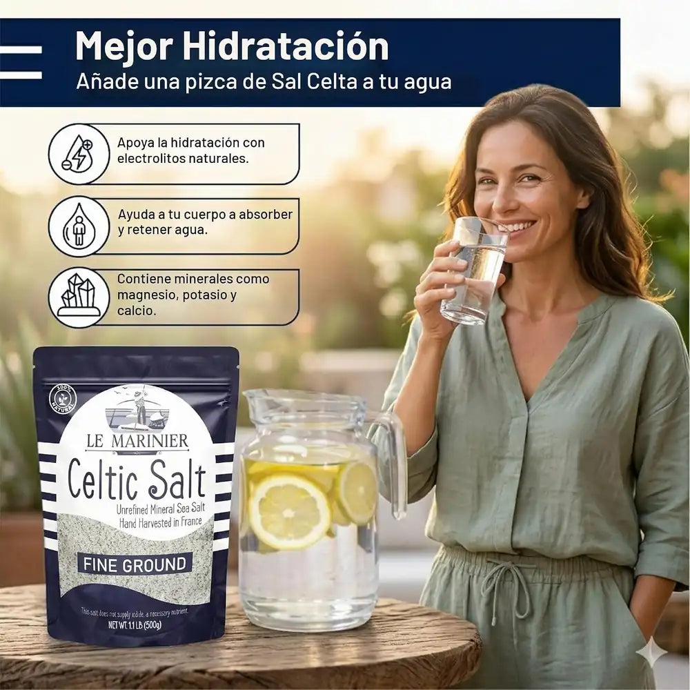 Sal Celta Le Marinier — Molida Fina 500 g
