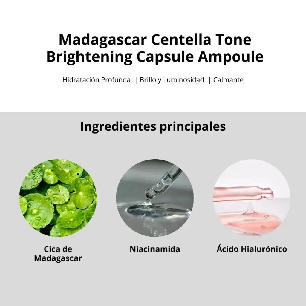 Despídete de las manchas con Centella: piel luminosa, uniforme y calmada