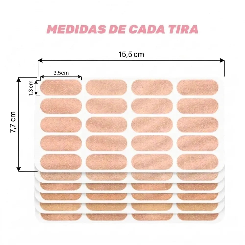 Skin Tape — Cinta Facial para Líneas de Expresión, 120 Tiras