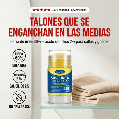 Barra de Urea 60% + Ácido Salicílico 2% — Talones y Callos