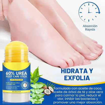 Barra de Urea 60% + Ácido Salicílico 2% — Talones y Callos
