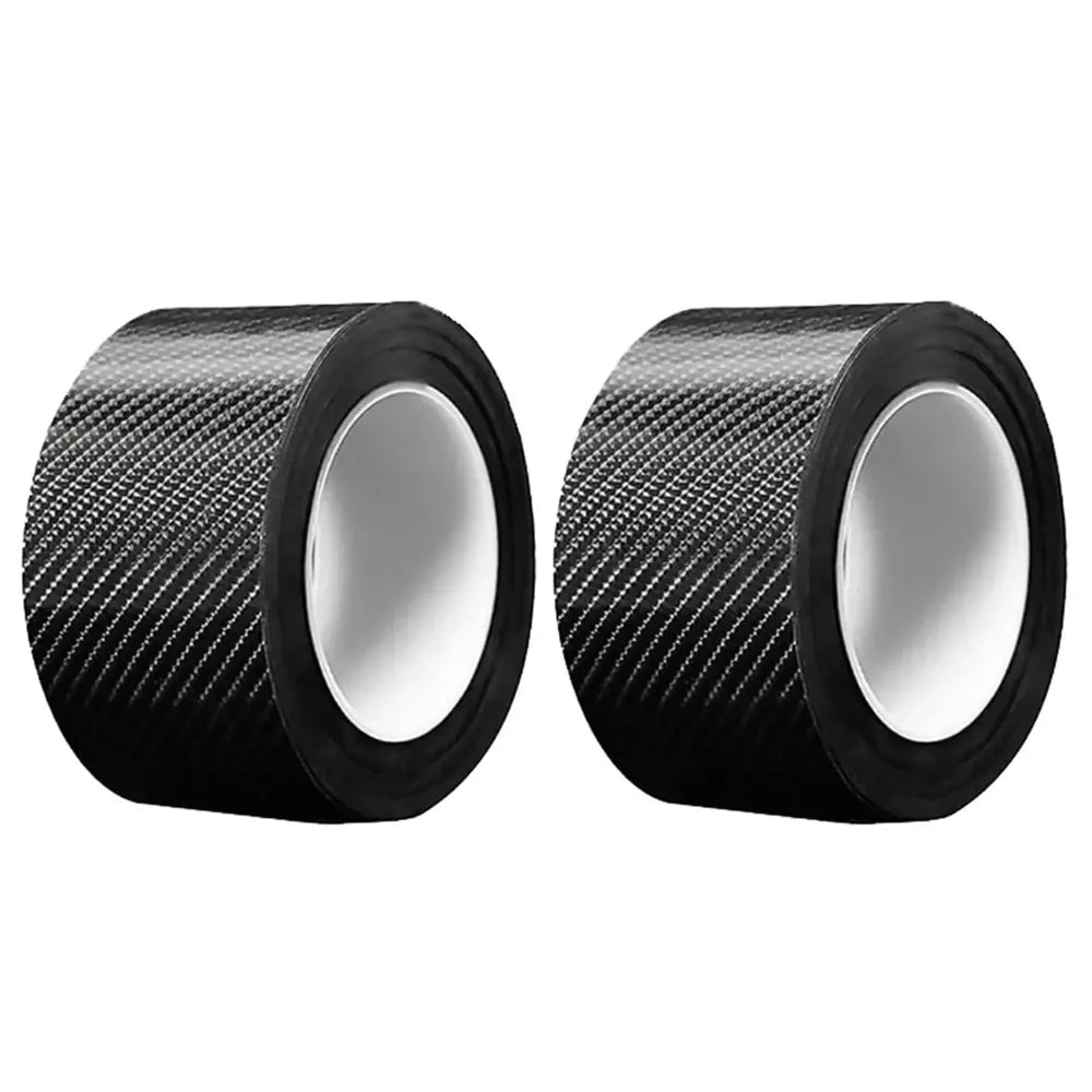 🚗 Cinta Vinilo Fibra de Carbono 3D para Carro — Protege y Decora (3 cm x 3 m)